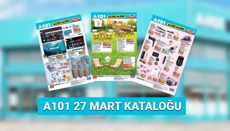 A101'in Bu Hafta Fırsatlarla Dolu Kataloğu! Kaçırmayın!