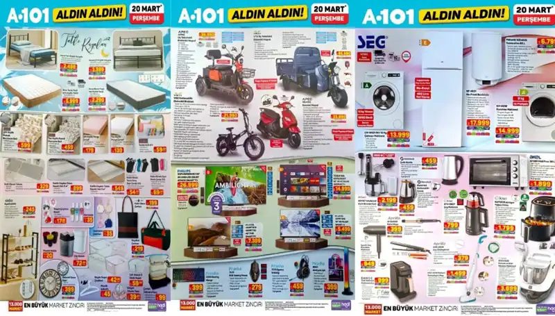 20 Mart A101 Aktüel Kataloğu: Fırsatlar Kaçırılmayacak!